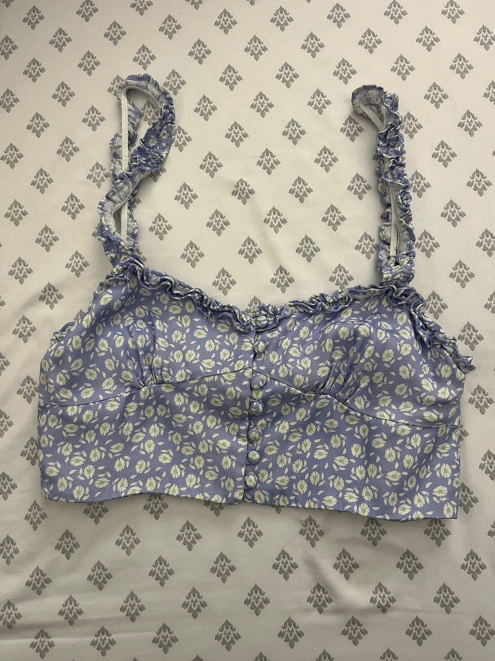 Zara Floral Crop Top